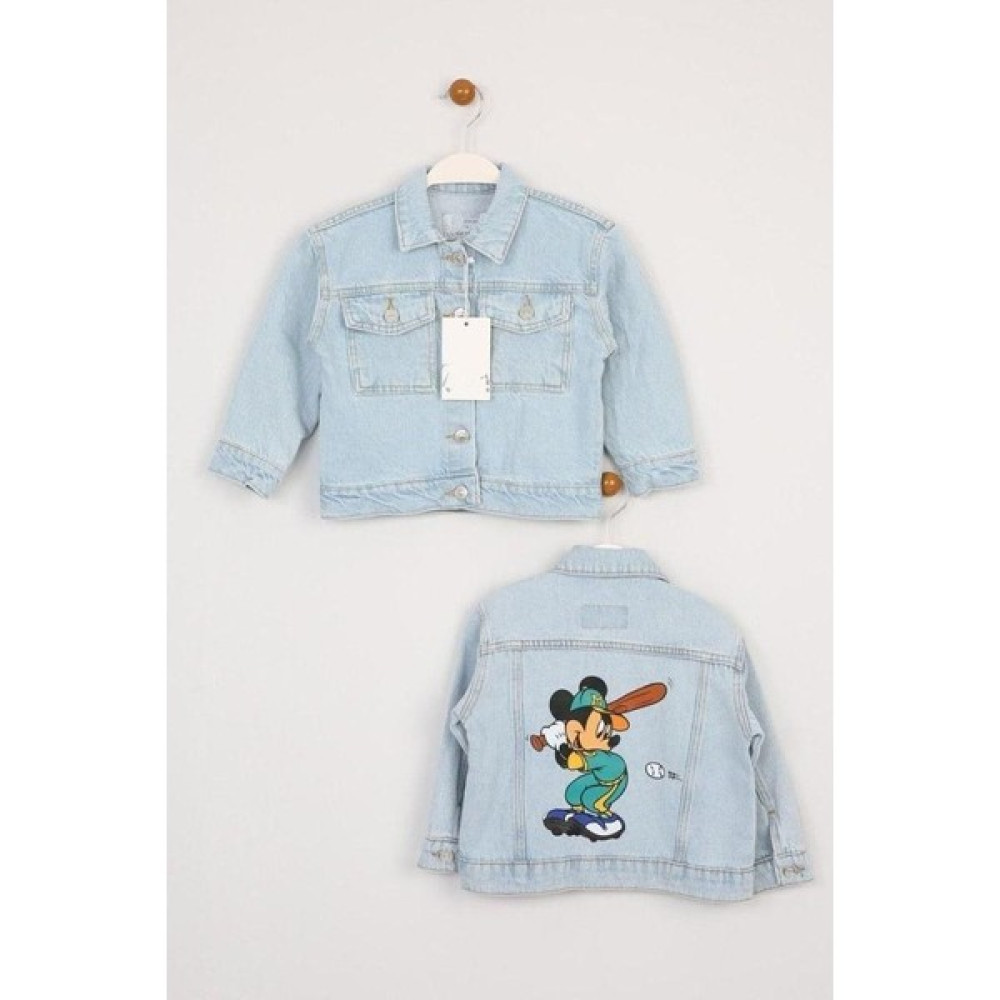 Yiğit Butik Yigit Butik Mickey Top Baskılı Erkek Çocuk Kot Ceket Kız Çocuk Kazak & Süveter & Triko Fiyatı