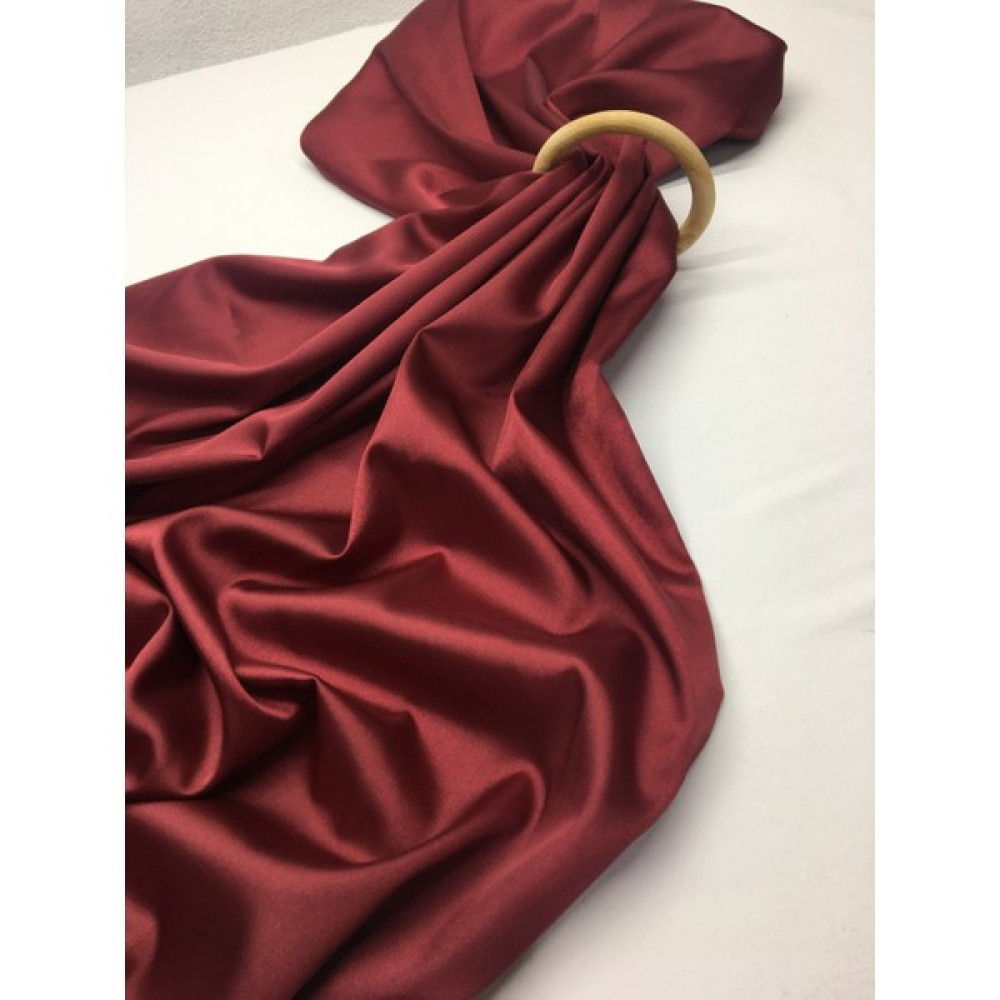 Yiğit Kumaş Bordo Saten Kumaş Dökümlü - 1 m - 140 cm Kumaşlar Fiyatı