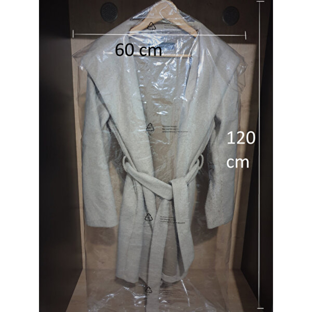 Yiğit Ticaret Askılı Elbise Kaban Mont Ceket Naylon Poşeti - 15'li Kıyafet Koruma Kılıfı - 60 x 120 cm Hurç Fiyatı