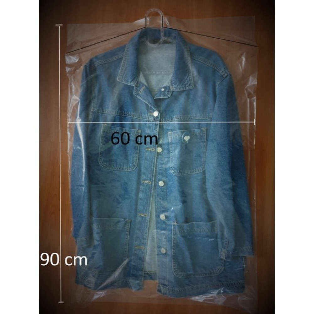 Yiğit Ticaret Askılı Takım Elbise Ceket Kazak Tshirt Naylon Poşeti - 15'li Kıyafet Koruma Kılıfı - 60 x 90 cm Hurç Fiyatı