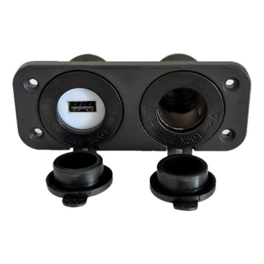 Yigitled  Oto Karavan USB Şarj Soketi ve Çakmaklık Girişi Ikili Çerceveli QC03 Hızlışarj  12V 32V Oto Boyaları Fiyatı