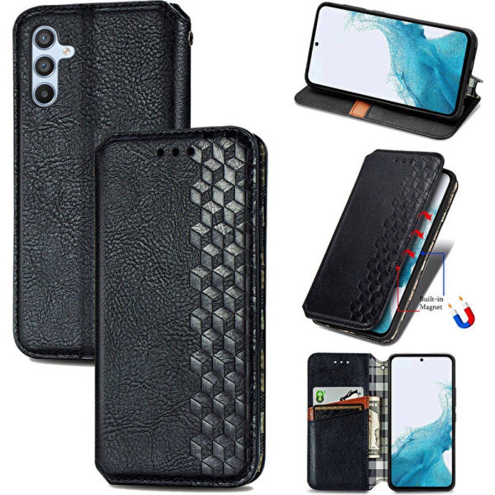 Yihang Boutique Samsung Galaxy A54 5g Kart Tutuculu Cüzdan Pu Deri Çevirme Çubuğu Telefon Kılıfı (Yurt Dışından) - Siyah Cep Telefonu Kılıfı Fiyatı