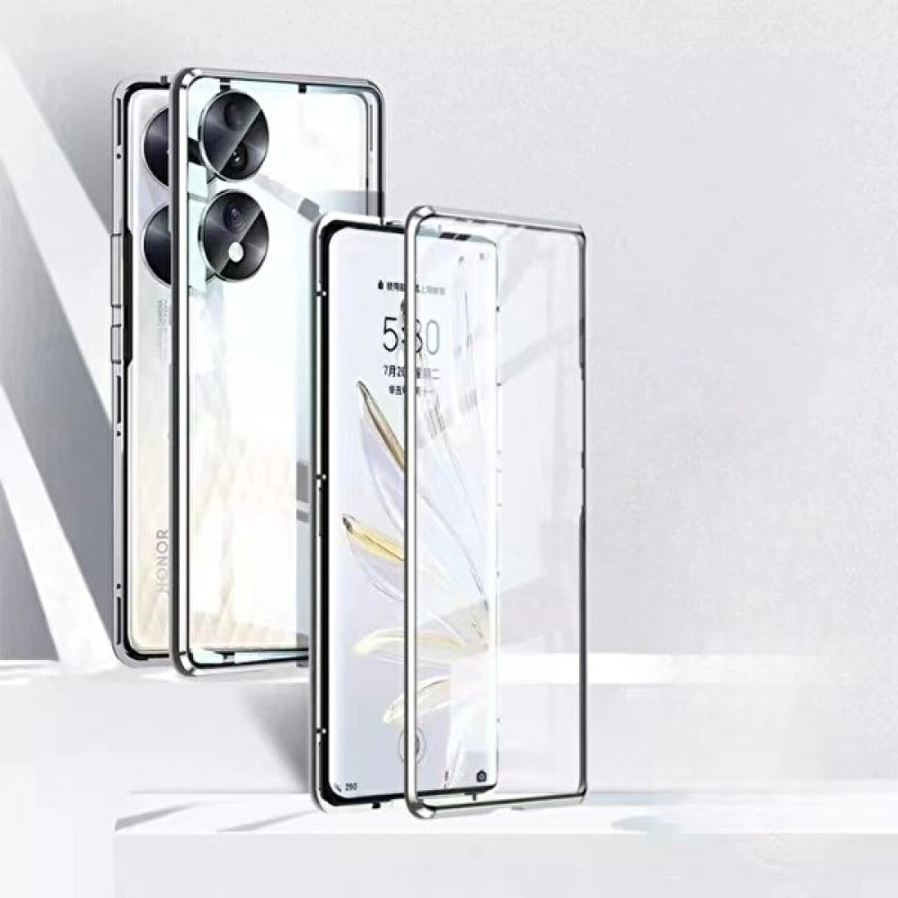 Yijun Huawei Honor 90 Cep Telefonu Kılıfı İçin Uygun Çift Karakterler Manyetik Kamera - Gümüş (Yurt Dışından) Cep Telefonu Kılıfı Fiyatı