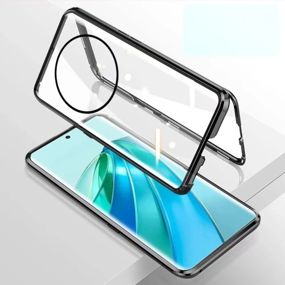 Yijun Huawei Honor X9A 5g Cep Telefonu Kılıfı Için Uygun Çift Karakterler Magneto Her Şey Dahil Kamera Manyetik Emme (Yurt Dışından) - Siyah - Siyah Cep Telefonu Kılıfı Fiyatı