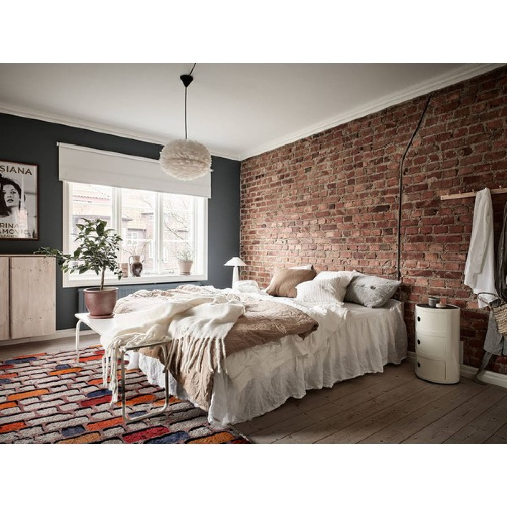 Yıkanabilir Renkli Duvar Desenli Kaymaz Taban Dijital Baskı Halı - 80 x 300 cm Salon Halısı Fiyatı