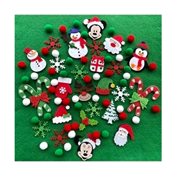 Yılbaşı Süsü Karışık Figür Ponpon 25 Parça - Çok Renkli Diğer Fiyatı
