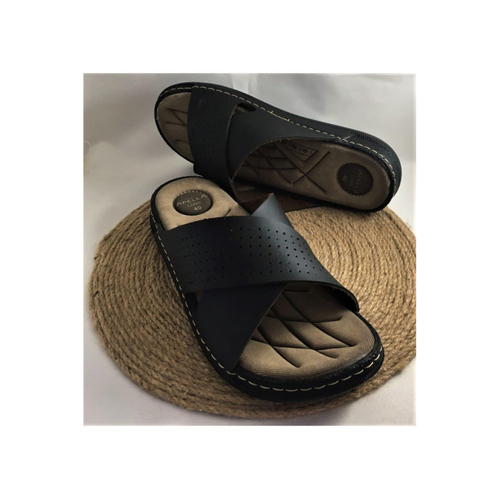 YILDIRIM AYAKKABICILIK Yumuşak Deri Topuk Dikeni Önleyici Ortopedik Hafif Taban Erkek Terliği 45 Beden Unisex Sandalet Fiyatı