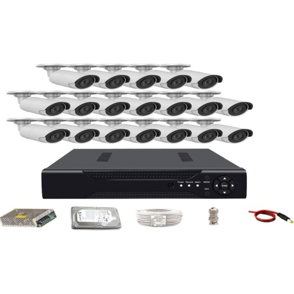Yıldırım Group 19'lu 5mp Sony LENSLİ+H265 Kayıt Cihazı Full Paket Güvenlik Kameraları Fiyatı