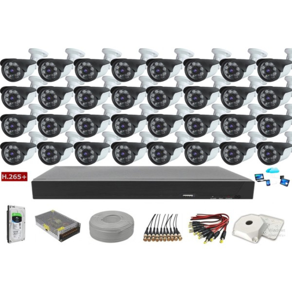 Yıldırım Group 32'li 5mp Sony Lensli Kamera +H265 Kayıt Cihazı Güvenlik Kamerası Seti Güvenlik Kameraları Fiyatı