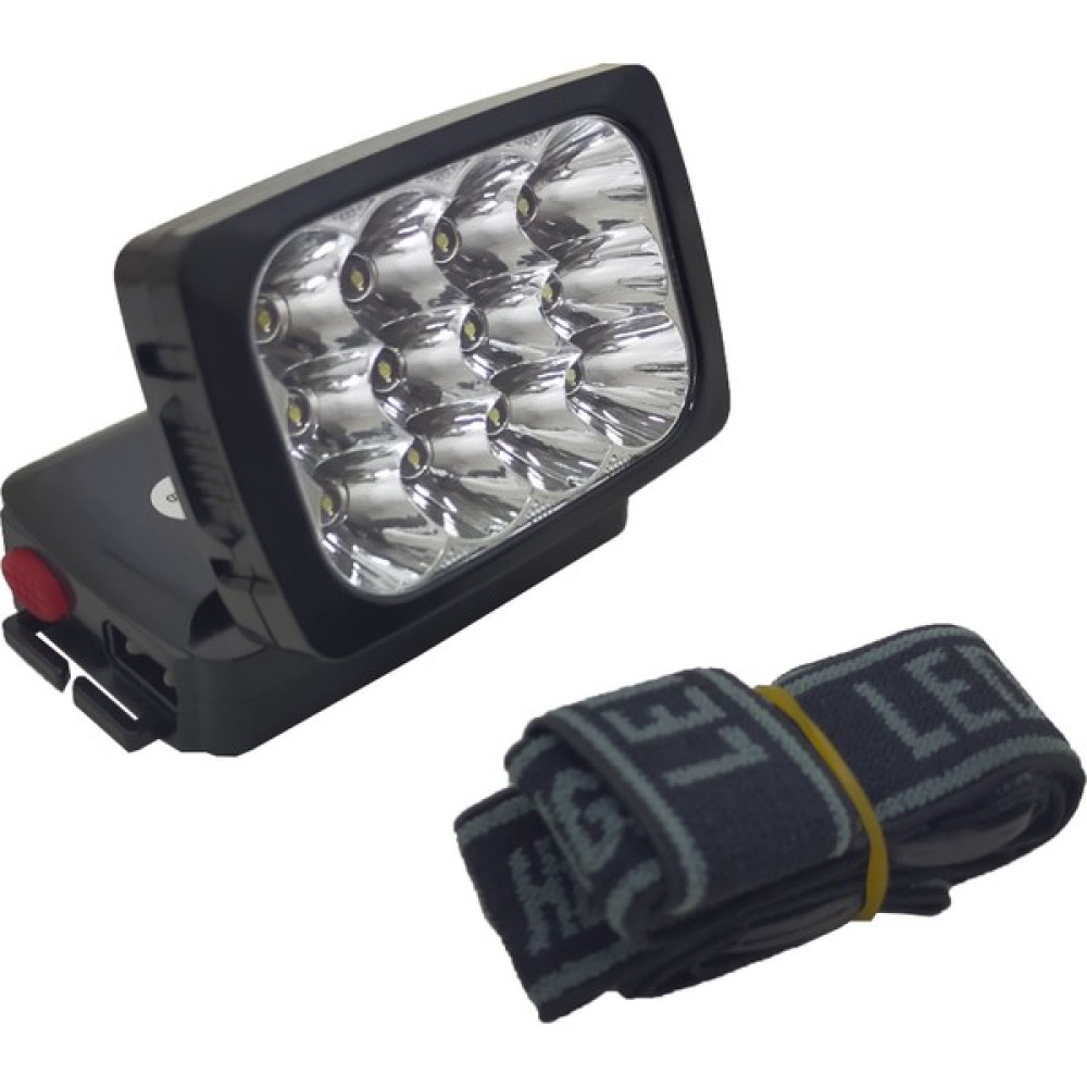 Yıldırım Kafa Feneri 12 LED 7.5x5.5cm Dikdörtgen Model Lamba Kafa Lambası Gece Lambası Şarjlı Çoklu Işık Kafa Feneri Fiyatı