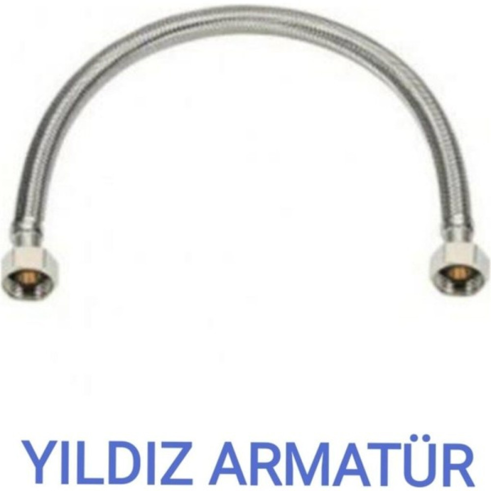 Yıldız Armatür Paslanmaz Çelik Örgülü Hortum,klozet,taharet Musluğu Fleksi Bağlantı Hortumu Flex 3/8-3/8 70 cm Ara Musluk Fiyatı