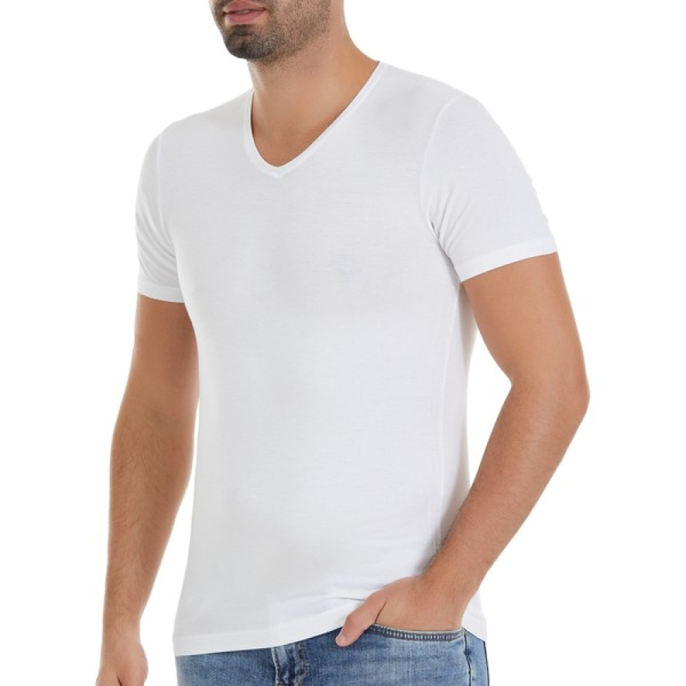 Yıldız Çamaşır Yıldız Bambu Kısa Kol V Yaka T-Shirt Q480 Erkek T-shirt Fiyatı