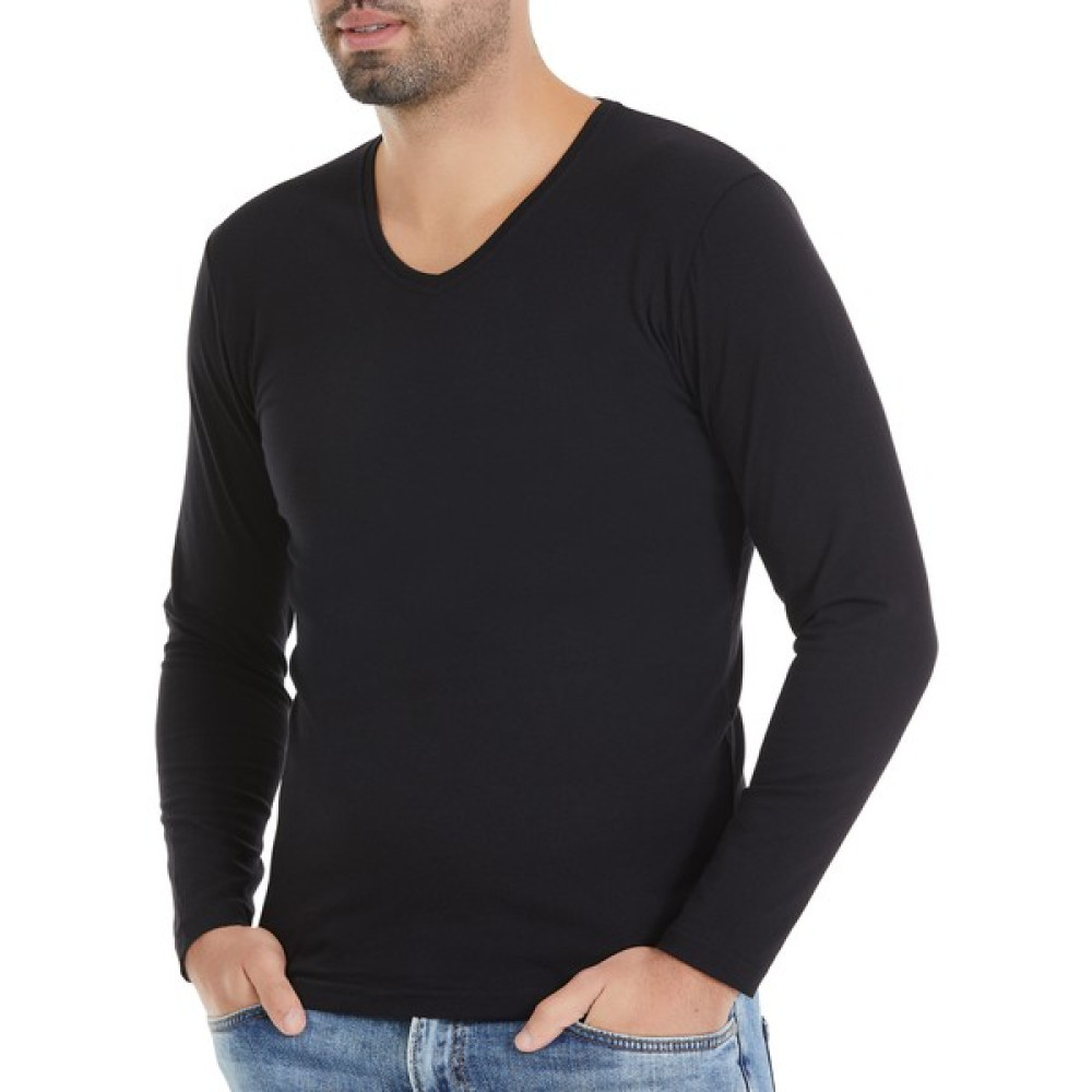 Yıldız Çamaşır Yıldız Uzun Kol V Yaka Likralı Badi Q350 Erkek Sweatshirt Fiyatı