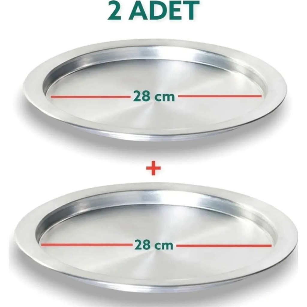 Yıldız Çelik 2 Adet 28 cm Taban Alüminyum Künefe Kadayıf Tepsisi & Tabağı Tepsiler / Fırın Kapları Fiyatı