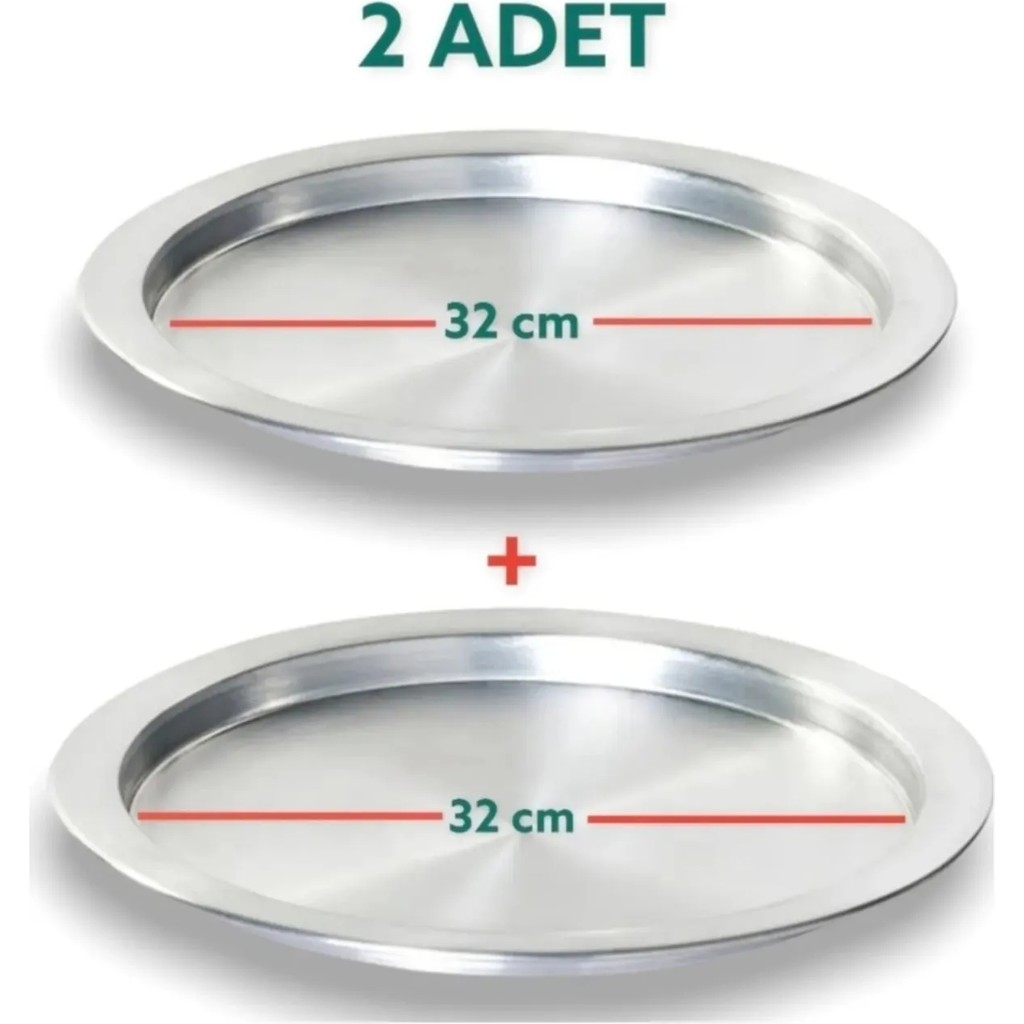 Yıldız Çelik 2 Adet 32 cm Taban Alüminyum Künefe Kadayıf Tepsisi & Tabağı Tepsiler / Fırın Kapları Fiyatı