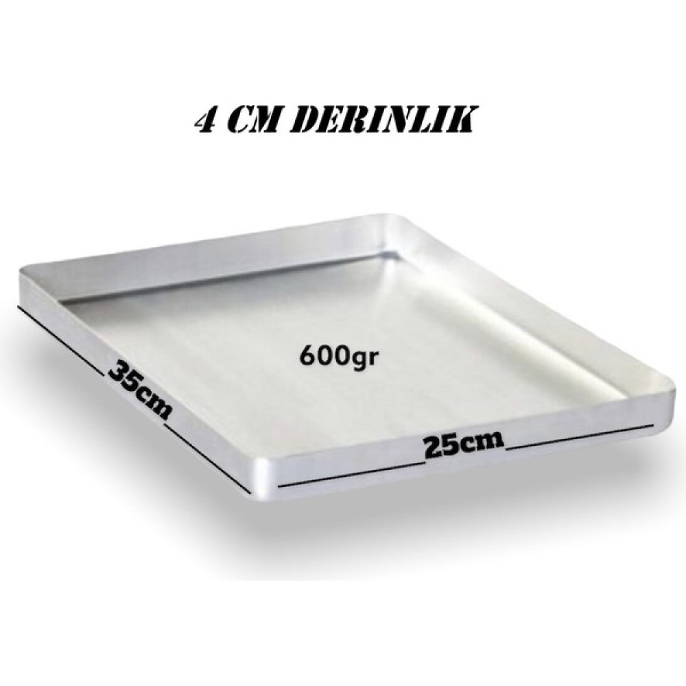 Yıldız Çelik Alüminyum Baklava Börek Tepsisi 25X35 cm Servis Tepsisi Fiyatı