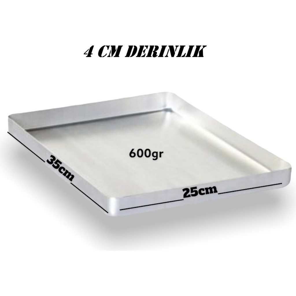 Yıldız Çelik Alüminyum Baklava Börek Tepsisi 25X35 cm Tepsiler / Fırın Kapları Fiyatı