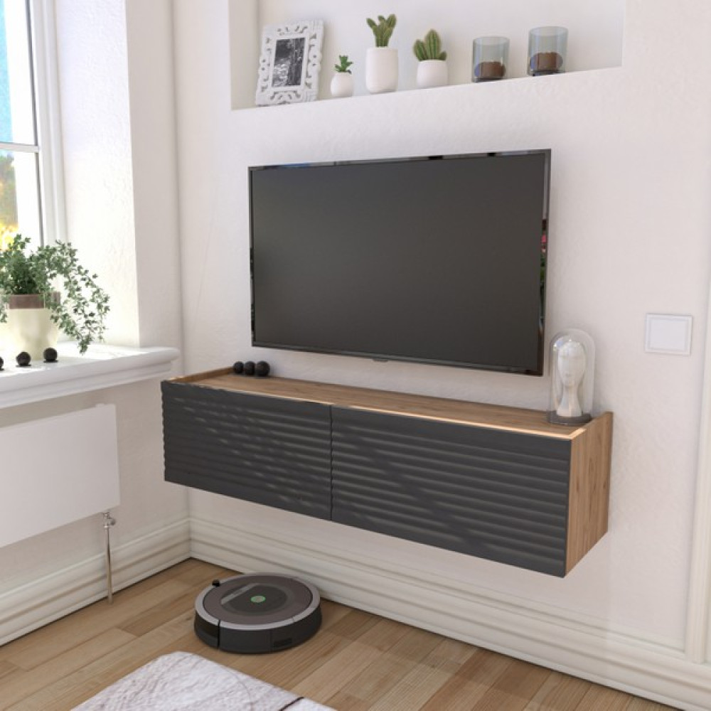 Yıldız Elegance Selin Luxe Tv Ünitesi Tv Sehpası Ahşap/ Antrasit - Ahşap - Beyaz Tv Ünitesi / Sehpası Fiyatı