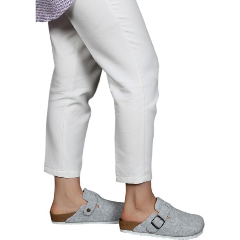 Yıldız Shoes Hogus Ithal Unisex Kışlık Önü Kapalı Keçeli Günlük Sabo Ev Terliği Misafir Ev Terliği Açık Gri Erkek Terlikleri ve Sandaletleri Fiyatı