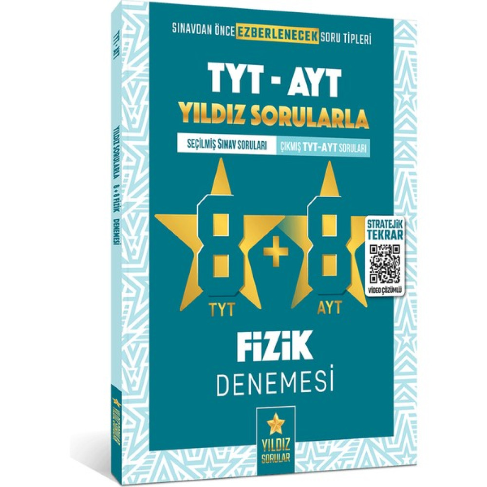 Yıldız Sorular TYT AYT Fizik 8+8 Deneme Temel Yeterlilik Testi (TYT) Fiyatı