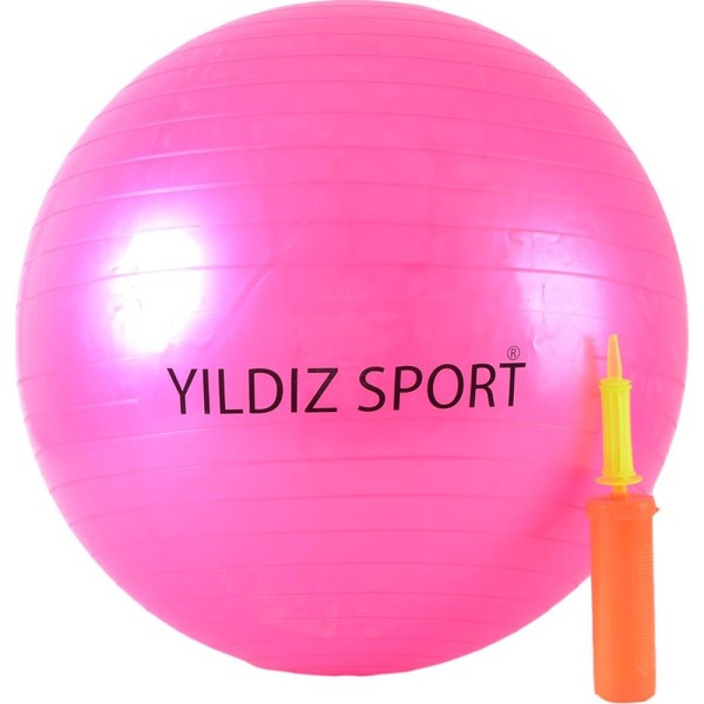 Yıldız Sport Yıldızsport Kadın 65 cm Pembe Pilates Topu Şişirme Pompası Seti Pilates Fiyatı