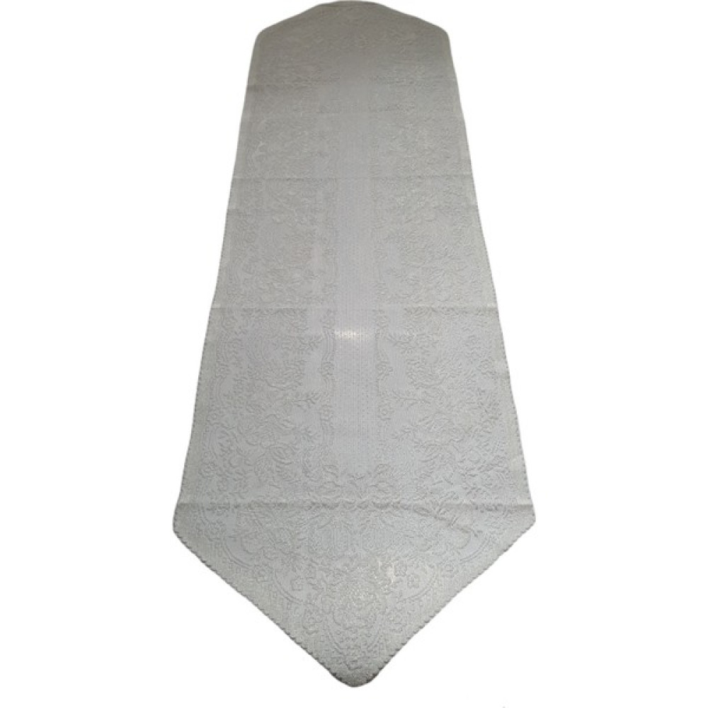 Yıldızhan Çeyiz Kırmızı Dekoratif, Şık, Örme, Tül, Dantel Ranır (Runner) 40 x 140 cm - Açık Krem Masa Örtüsü Fiyatı