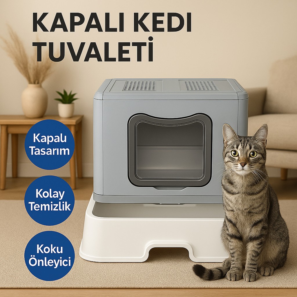 Yıldızhane Xxl Çift Filtreli Katlanabilir Kedi Tuvaleti Diğer Fiyatı
