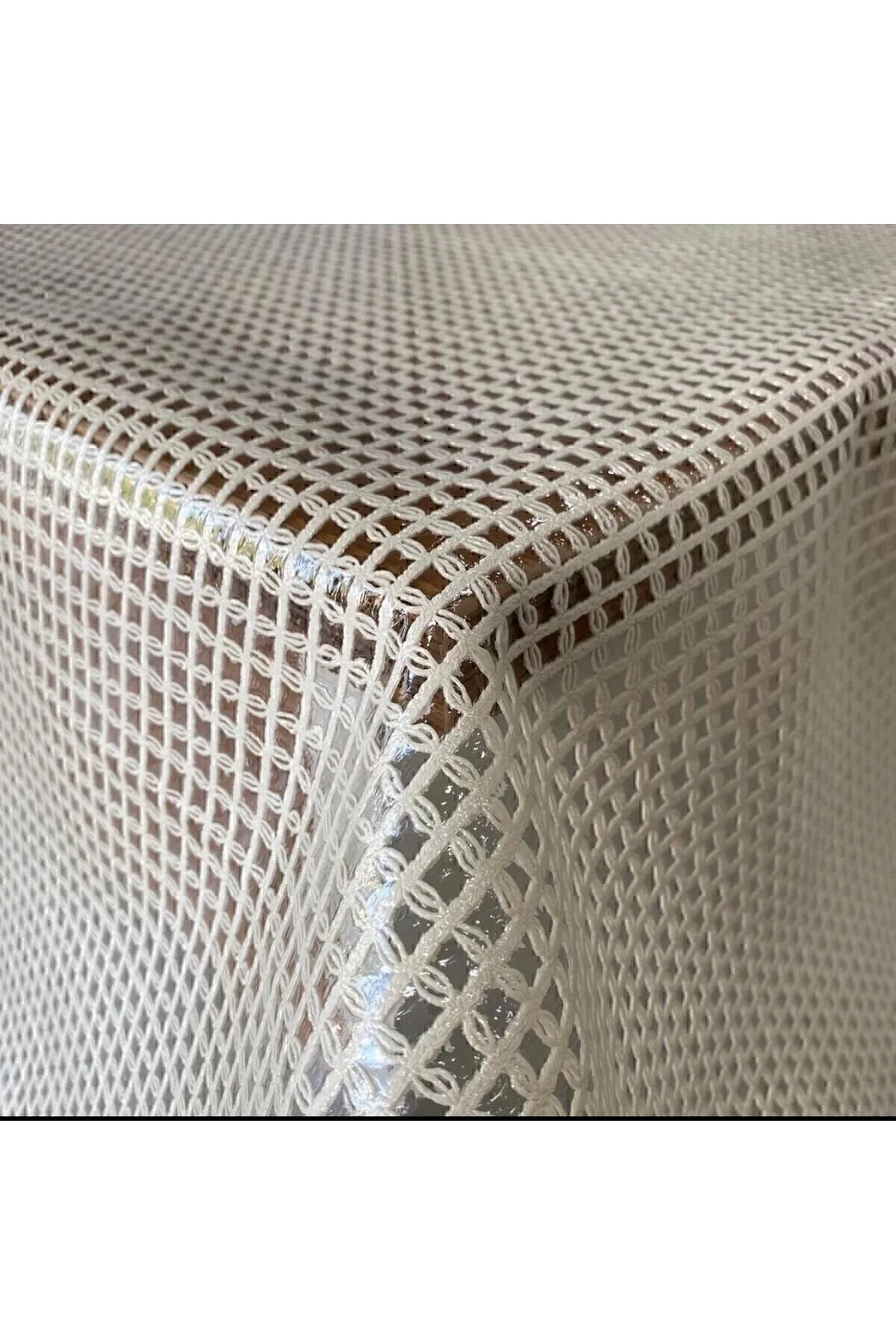 Yıldızhome Hasır Desen Lüks Pvc Silinebilir Masa Örtüsü 100 x 140 Beden" Masa Örtüsü Fiyatı