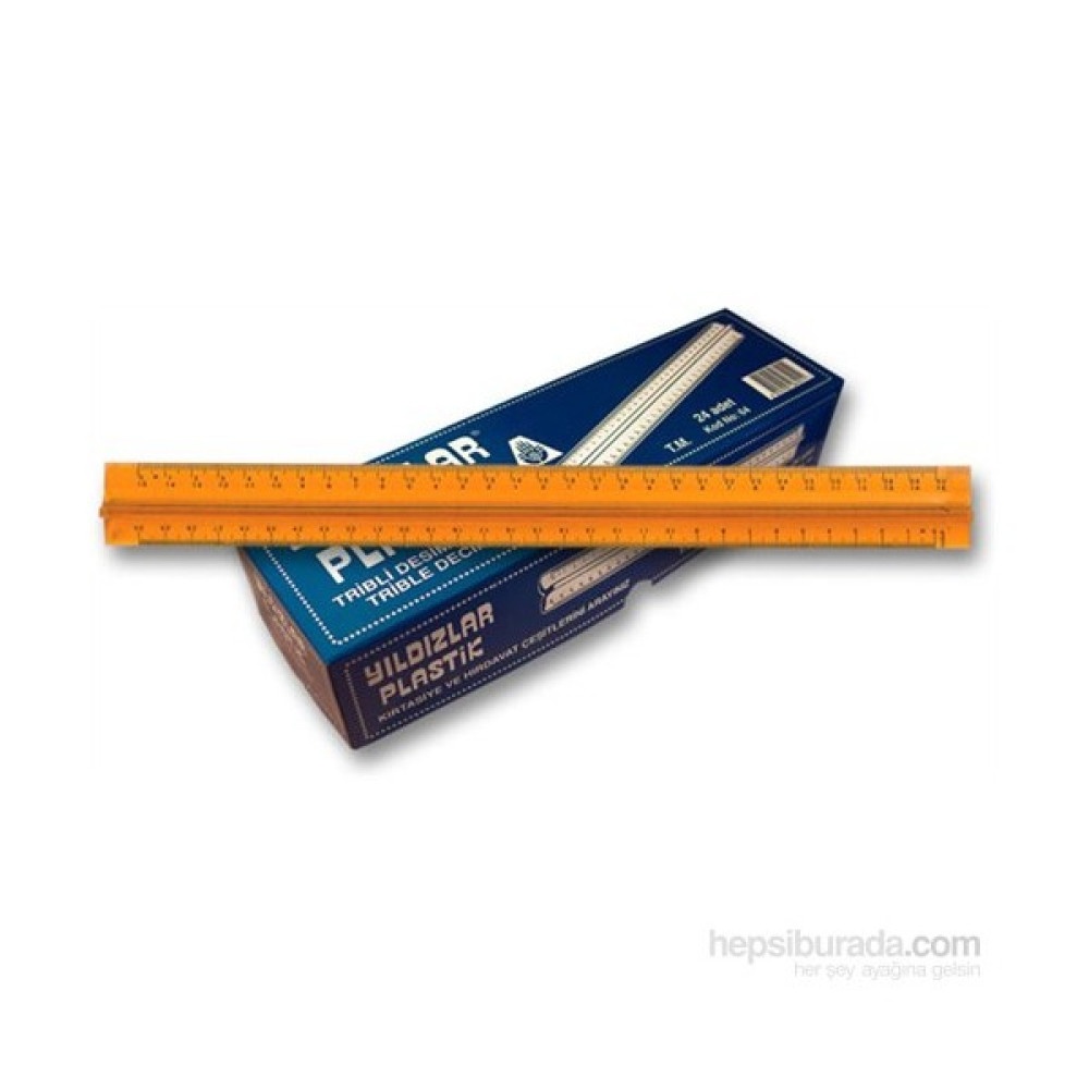 Yıldızlar Kod:064 Tribli Desimetre Cetvel 30 cm Cetvel Fiyatı