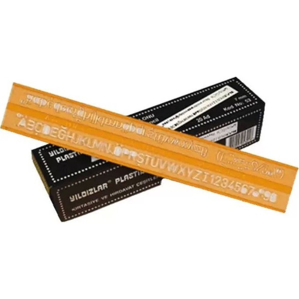Yıldızlar Yazı Şablonu No:7 mm Oto Boyaları Fiyatı