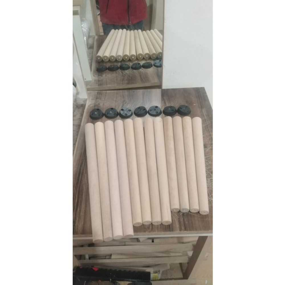 Yılmaz Ahşap 38,41,44 cm 3lü Takım Ahşap Konik Ayak Nalburiye & Hırdavat Fiyatı