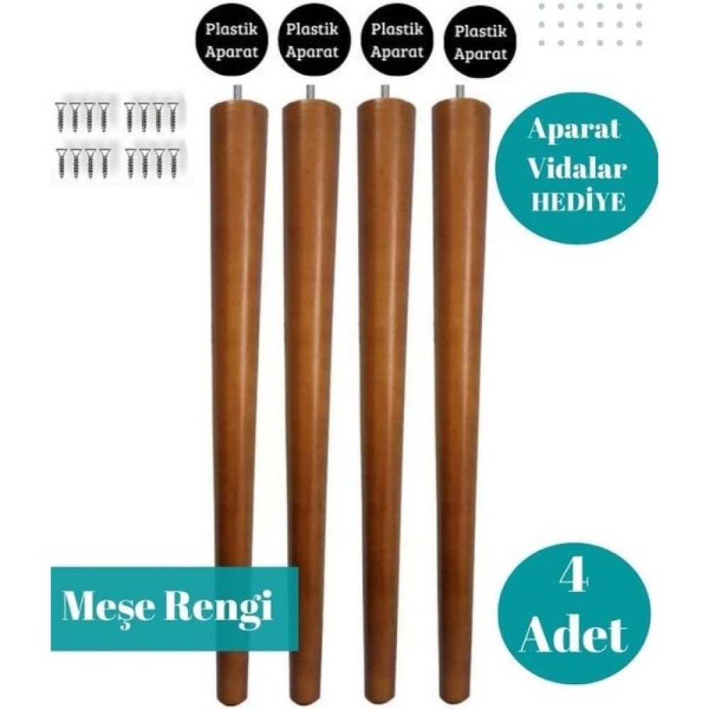 Yılmaz Ahşap 60CM 5 Lik Meşe Konik Ayak. Nalburiye & Hırdavat Fiyatı