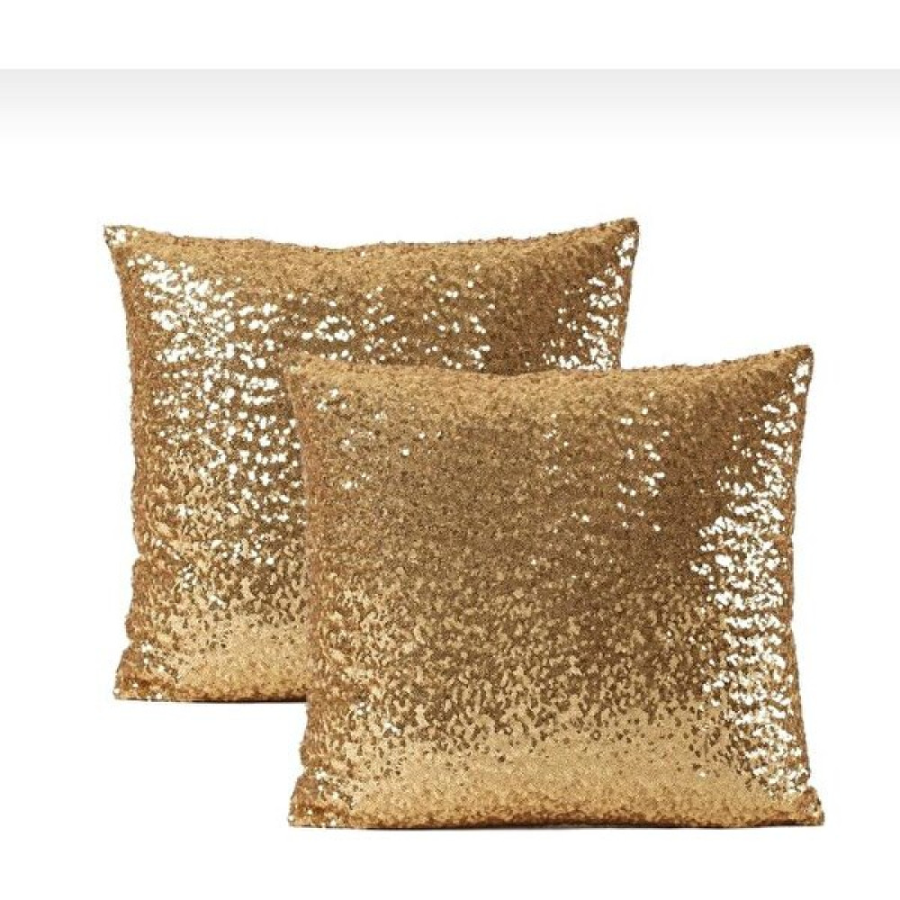 Yılmaz Home 2’li Pullu Payetli Dekoratif Kırlent Kılıfı - 42 x 42 cm Kırlent / Mobilya Yastığı Fiyatı