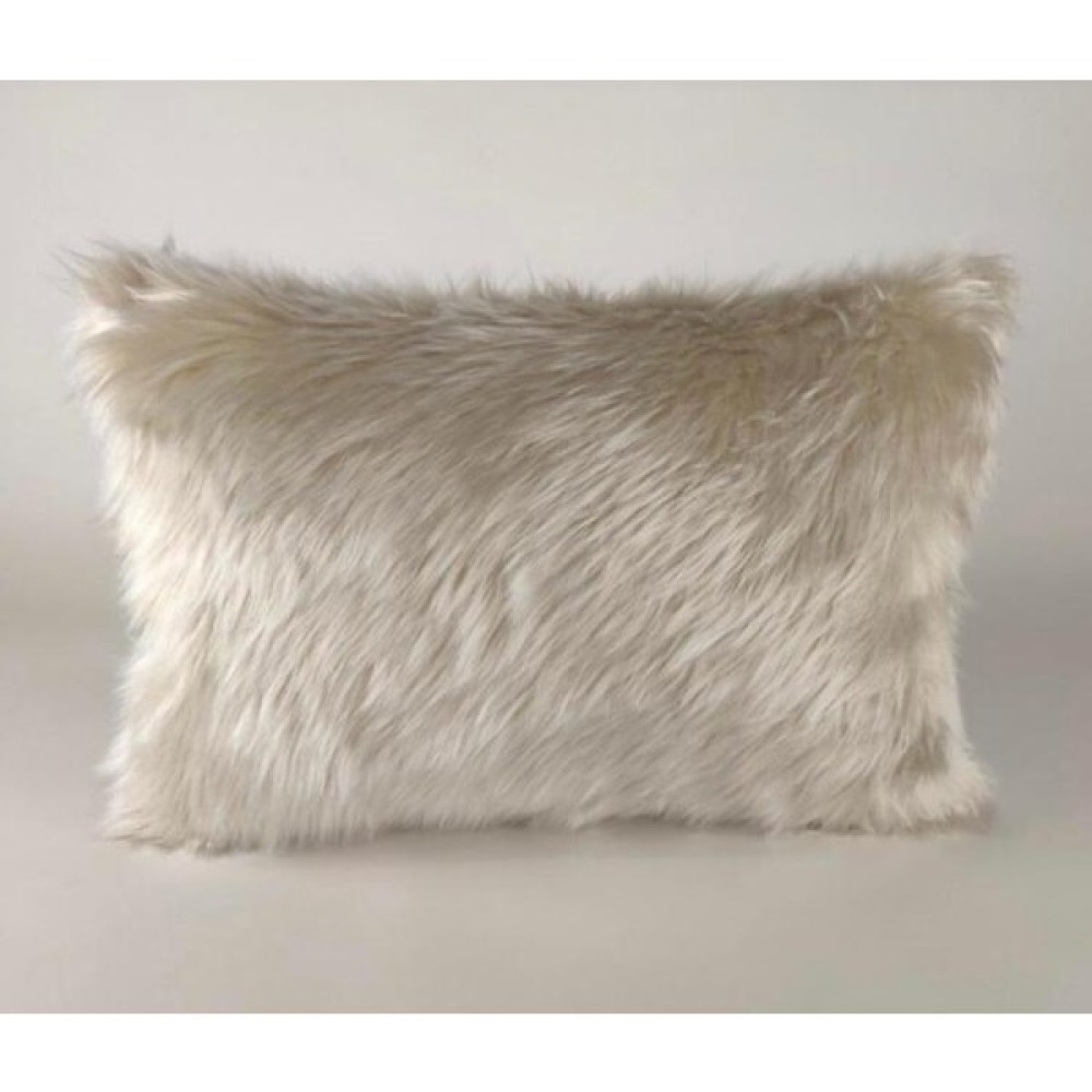 Yılmaz Home Peluş Dikdörtgen Kırlent Kılıfı - Kemik - 30 x 50 cm Kırlent / Mobilya Yastığı Fiyatı