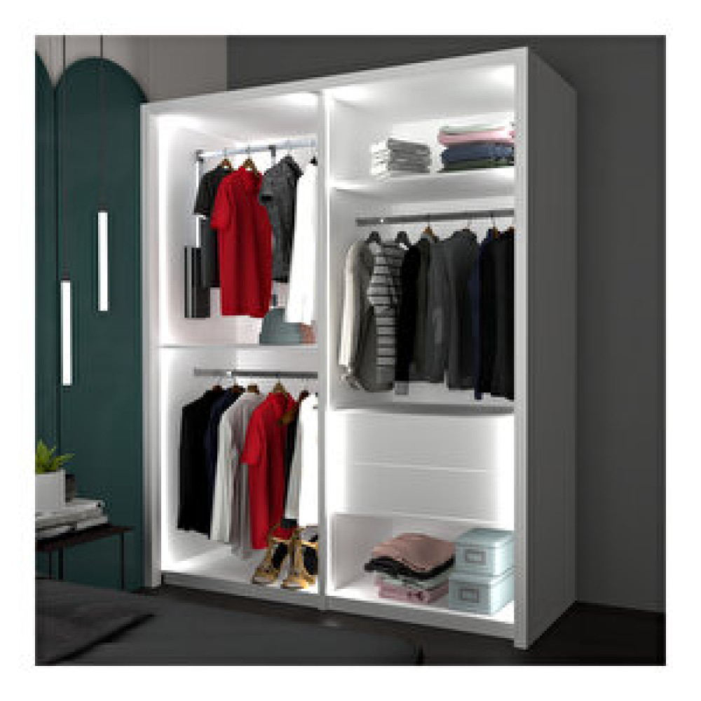 Yılwood Home Camli Kapakli Gardirop Gardrop & Dolap Fiyatı