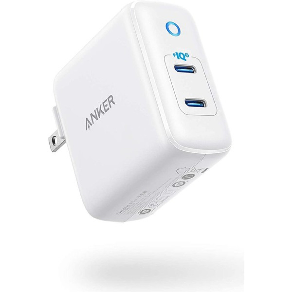 Yinstree Anker A2628-40W 2 Bağlantı Noktalı Tip C Katlanabilir Hızlı Şarj Cihazı (Yurt Dışından) - Siyah - Beyaz - NA Cep Telefonu Şarj Cihazı Fiyatı