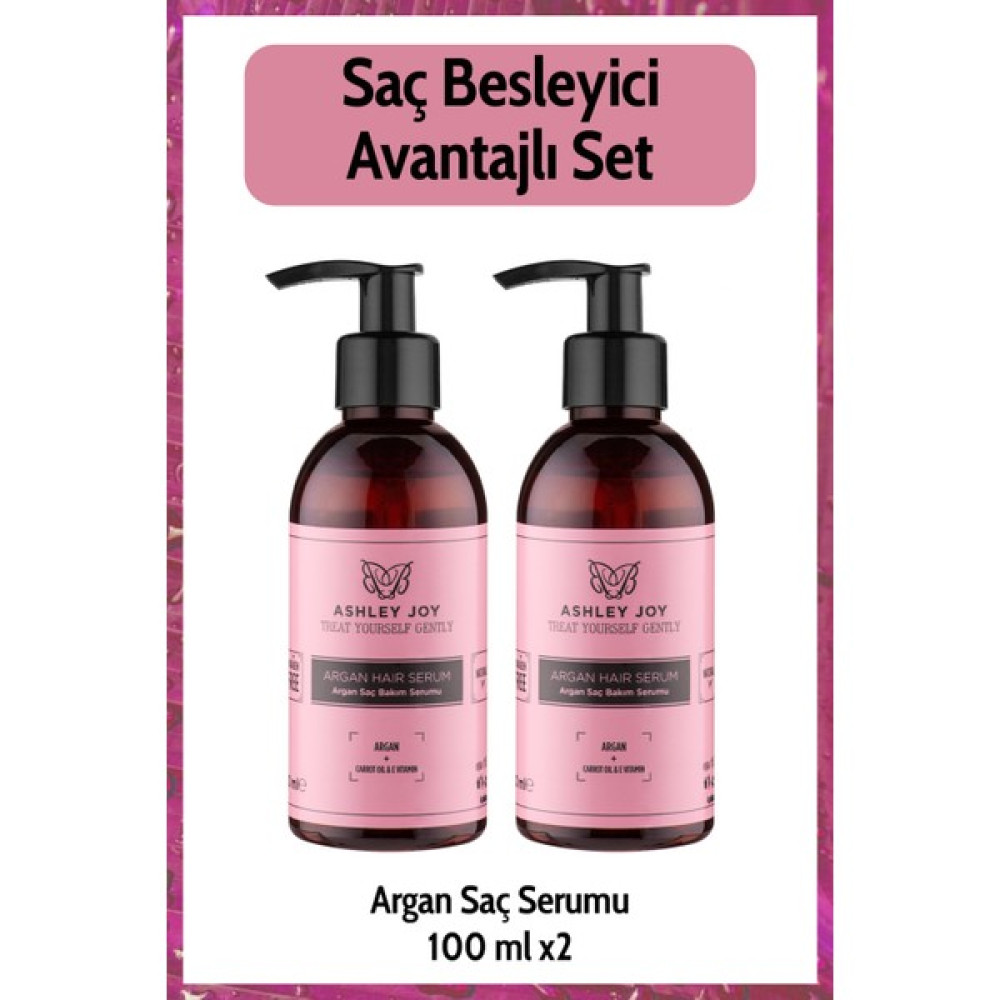 Yıpranmış Saçlara Özel Kırık Saç Uçlarını Onaran Argan Yağı İçeren Saç Bakım Serumu 100 ml 2li Set Saç Bakım Maskeleri & Serumlar & Spreyler Fiyatı