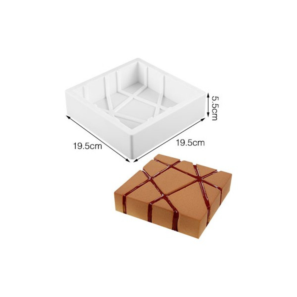 Yiqln 1 Adet Dıy Düzensizlik Geometri Büyük Silikon Kek Kalıbı 3D Tava Silikon Kalıpları Kare Kek Pişirme Kalıpları Dekorasyon Araçları (Yurt Dışın... Kek Kalıpları Fiyatı