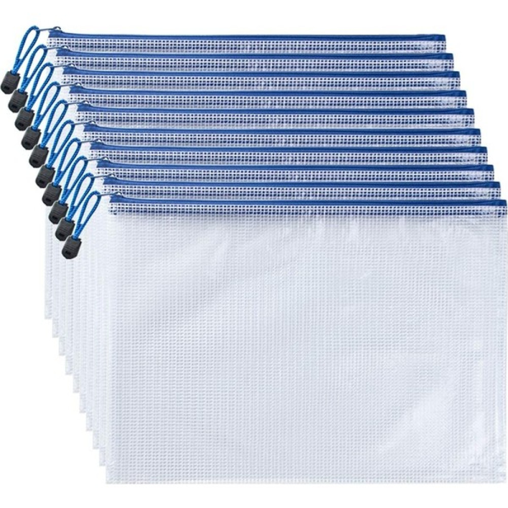 Yiqln 10 Adet A4 Fermuarlı Dosya Çantaları, Pvc Belge Torbaları, Beyaz (Yurt Dışından) Dosya Fiyatı