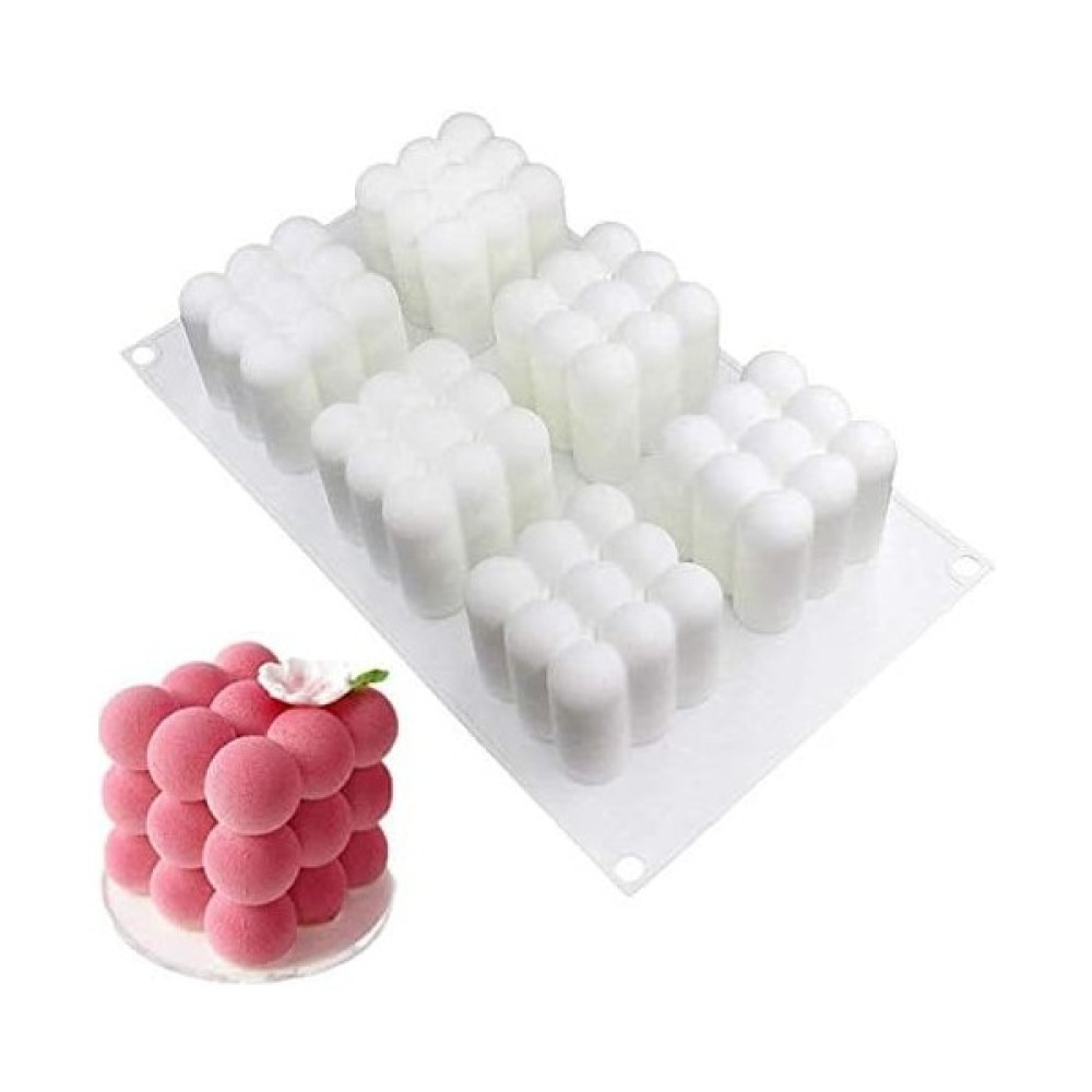Yiqln 3D Pasta Kalıbı, Silikon Kalıp, El Sanatları Için 3D Küp Şekilli Kalıp, Silikon Kek Kalıbı, Silikon Mum Kalıbı, 3D Silikon Kek Kalıbı (Yurt D... Kek Kalıpları Fiyatı