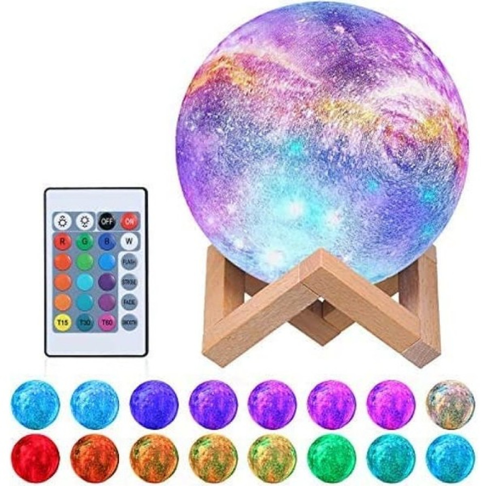 Yiqln 3D Yıldızlı Gökyüzü Lambası Ay Lambası Boyalı Lamba (Yurt Dışından) Led Aydınlatmalar Fiyatı