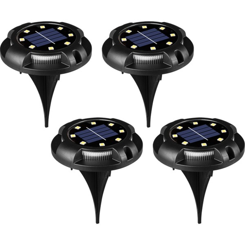 Yiqln 4pcs Solar Yeraltı Işığı-8led Beyaz Işık (Yan Renkli Işık) (Yurt Dışından) Dış Mekan & Bahçe Oyuncakları Fiyatı