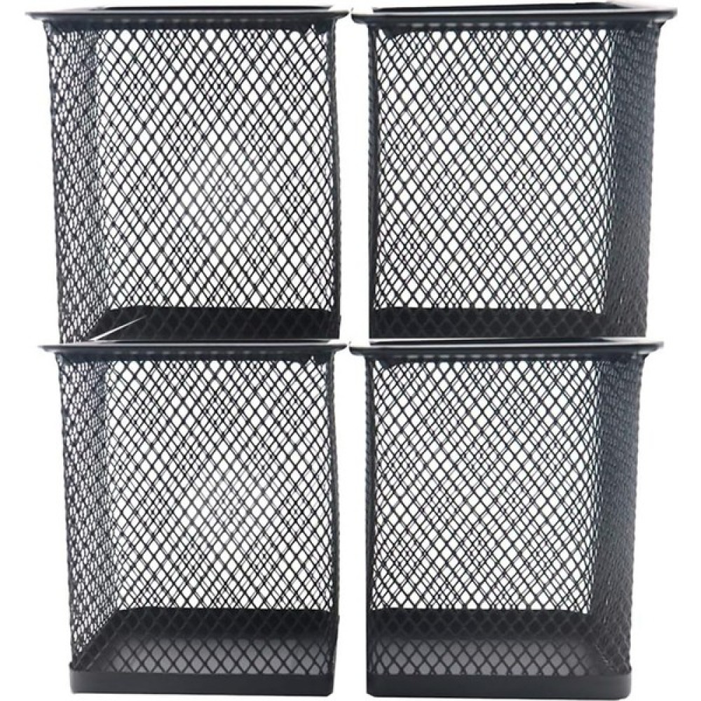 Yiqln Fileli Kalemlik Metal Kalemlik Siyah, 4'lü Paket (Yurt Dışından) - Siyah - Siyah - 17 x 6 x 7 cm Kalemlik (Kalem Kutusu) Fiyatı