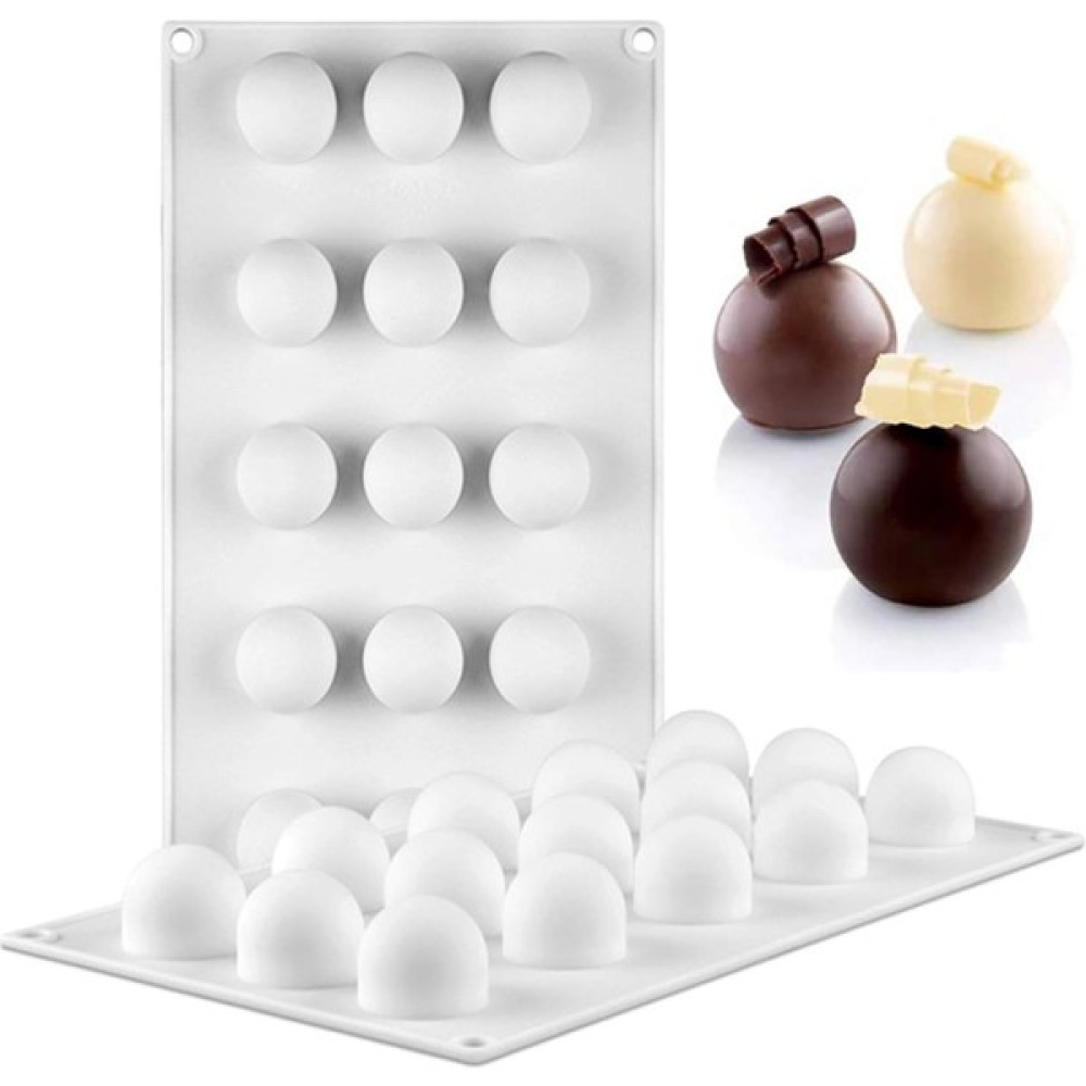 Yiqln Küre Şekli Yapışmaz Silikon Kalıp - Muffin, Kek, Sabun, Jöle, Pasta, Cupcake Için Silikon Kalıp Çok Boşluklu Kalıplar (Yurt Dışından) Kek Kalıpları Fiyatı
