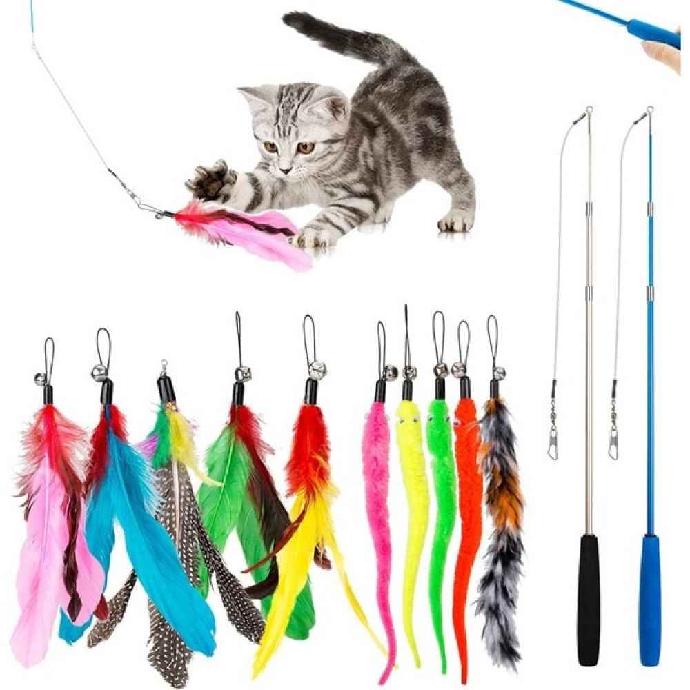 Yiqln Set Evcil Kedi Oyuncak Seti (B88129 12 Parçalı Set) (Yurt Dışından) - Renkli Evcil Hayvan Ürünleri Fiyatı