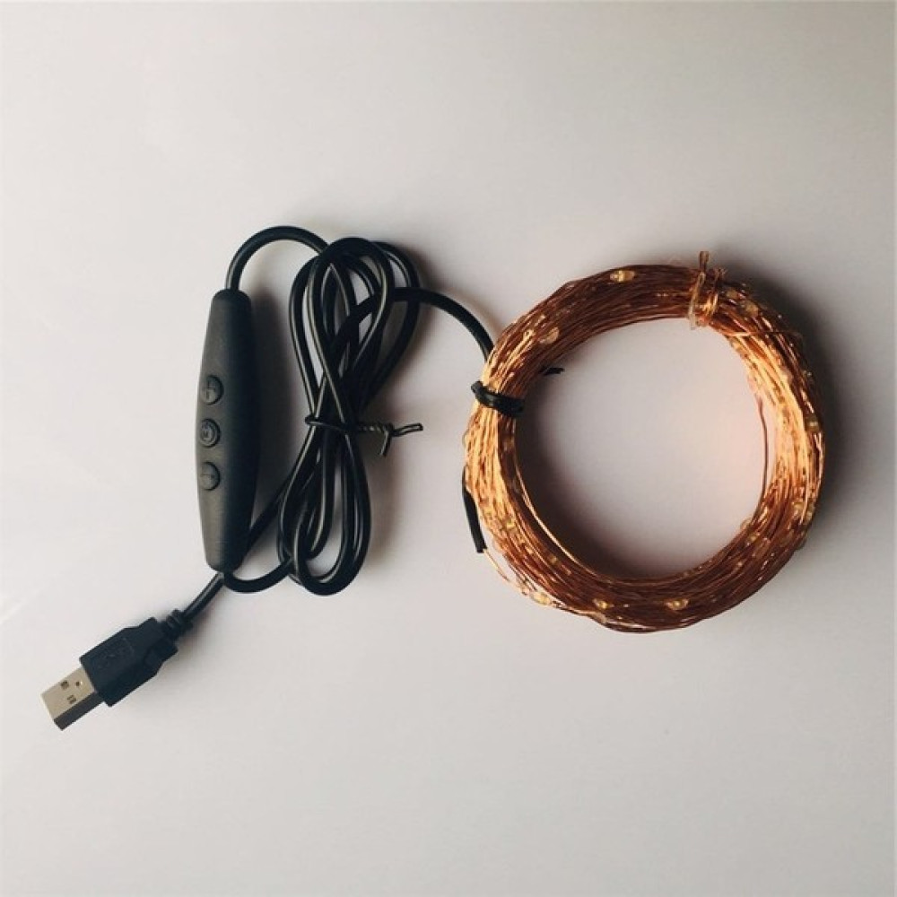 Yiqln Sıcak Beyaz 200 Işık USB Parlaklığı Bakır Tel Işık Dizisi (Yurt Dışından) Led Aydınlatmalar Fiyatı