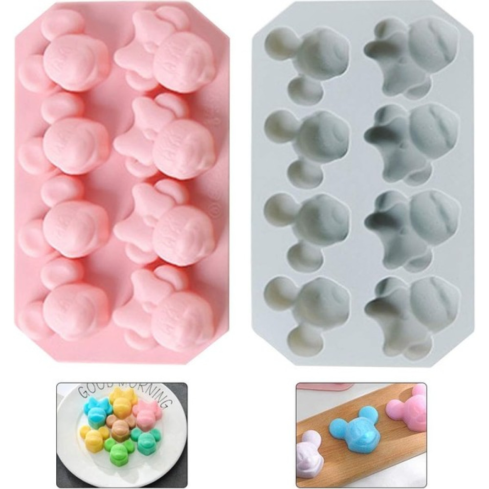 Yiqln Silikon Şeker Kalıpları - 2pcs Silikon Pişirme Kalıbı Mickey Minnie Kek Kalıbı Silikon Kalıplar Buz Küpü Kalıp Çikolata Şekerleme Kalıbı Dıy ... Kek Kalıpları Fiyatı
