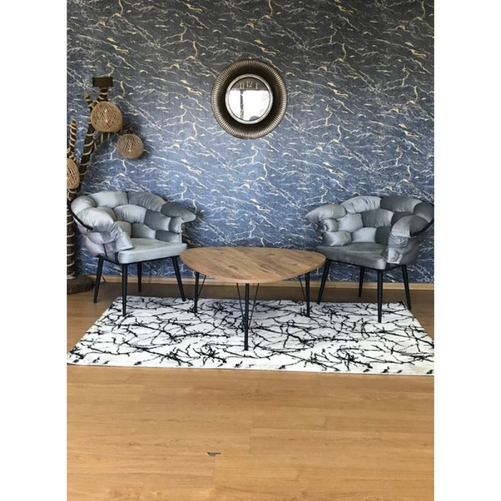 Yirmi15 90X90 cm Atlantik Çam Desen Pena Orta Sehpa Orta Sehpa Fiyatı