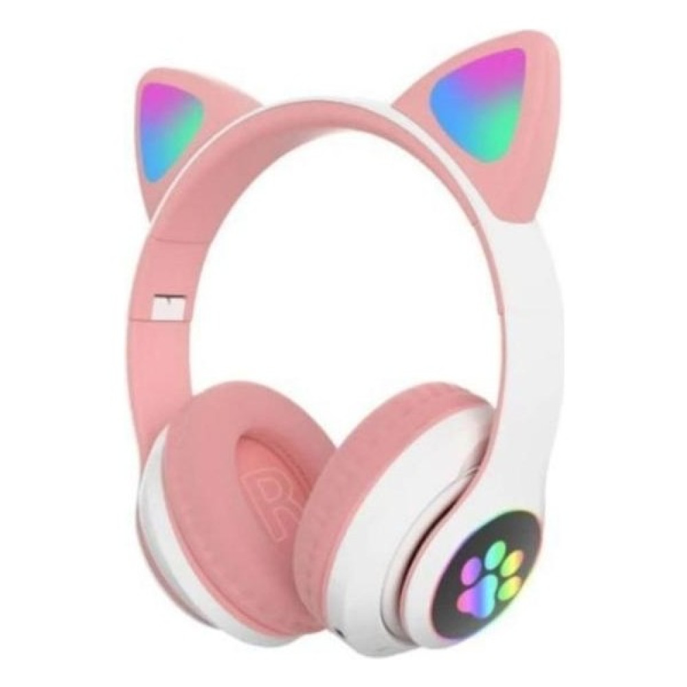 Yirmiyirmi Ticaret Vilya Kedi Kulağı Detaylı Işıklı Pembe Kablosuz Çocuk Kulaklığı Bluetooth 5.0 Bluetooth Kulaklık Fiyatı