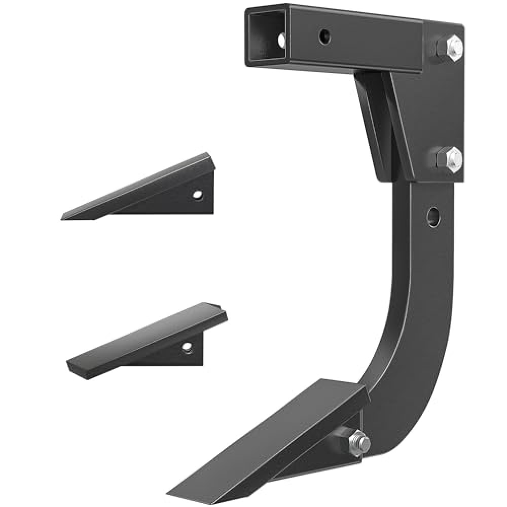 YITAMOTOR Hitch Mounted Ripper, Hitch Lawn Ripper, Middle Buster Plow for ATV/UTV Tractor with 2" Receiver,16" Rigid Drop Shank with Replaceable Ripper Teeth